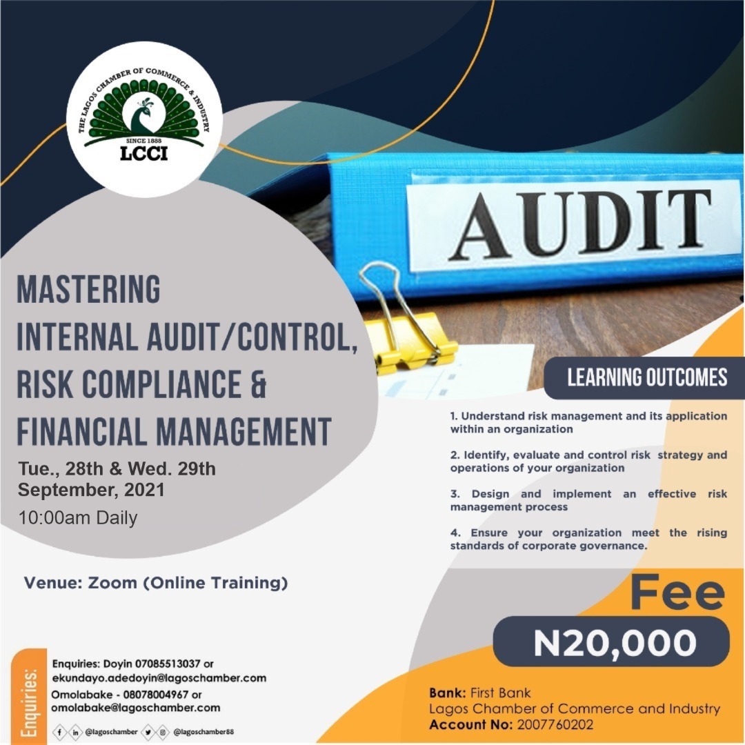 Mastering Internal Audit/Control, Risk Compliance & Financial Management