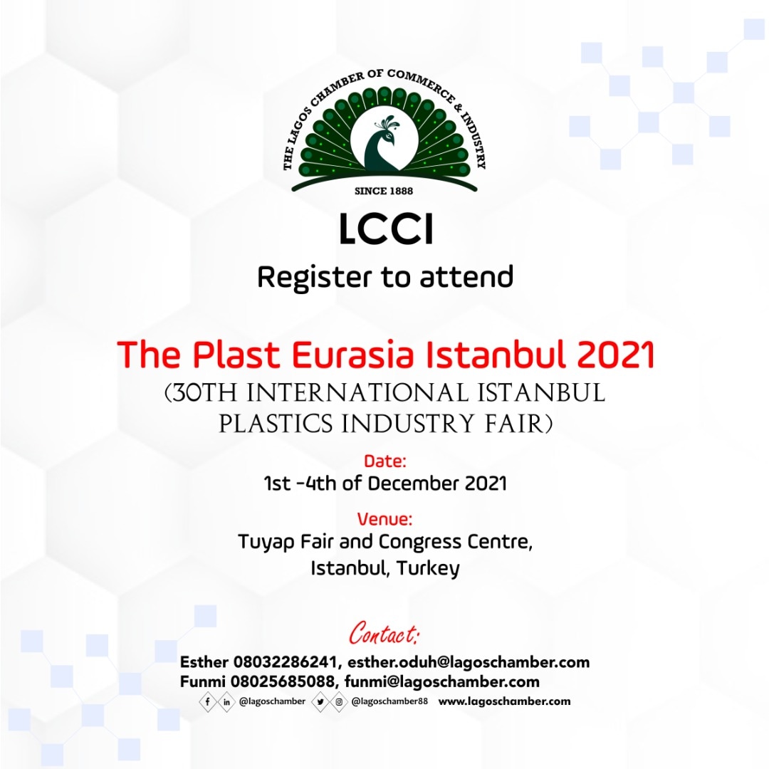 The Plast Eurasia Instanbul 2021 - 30TH INTERNATIONAL ISTANBUL PLASTICS INDUSTRY FAIR