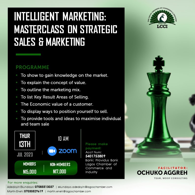 Intelligent Marketing: Masterclass on Strategic Sales & Marketing