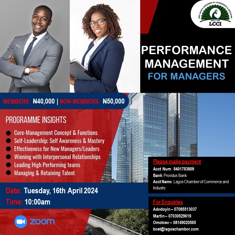 PERFORMANCE MANAGEMENT FOR MANAGERS