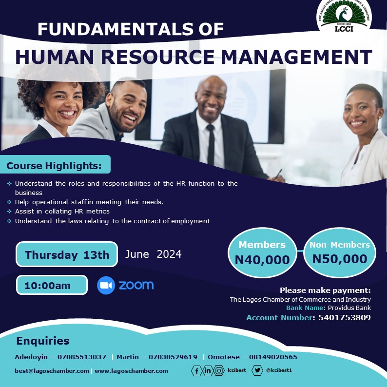 FUNDAMENTALS OF HUMAN RESOURCE MANAGEMENT