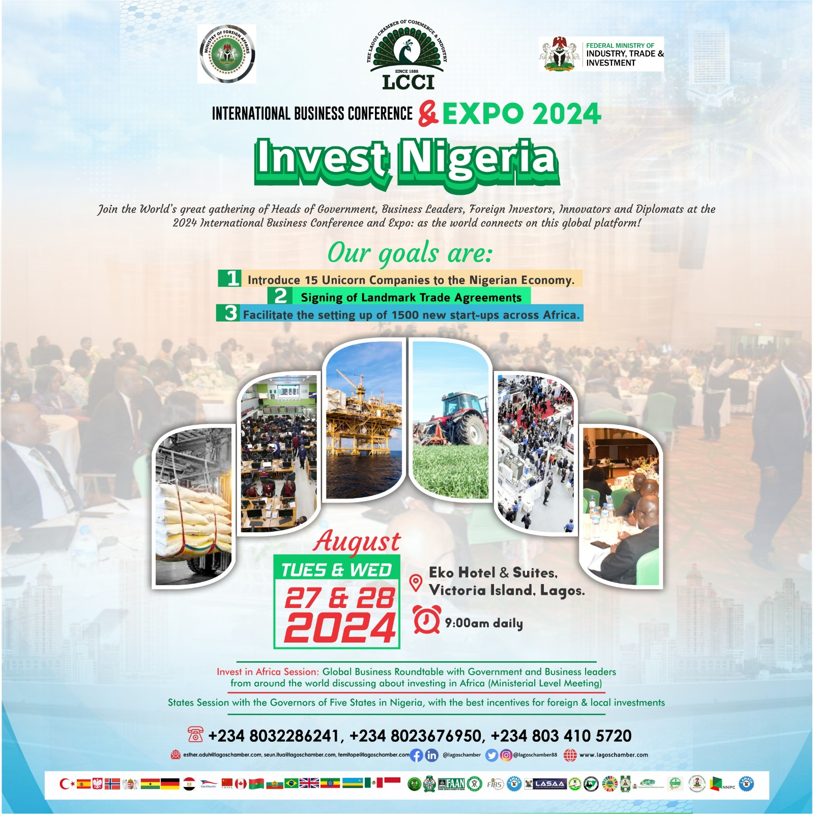 LCCI International Business Conference & Expo 2024 "INVEST NIGERIA"
