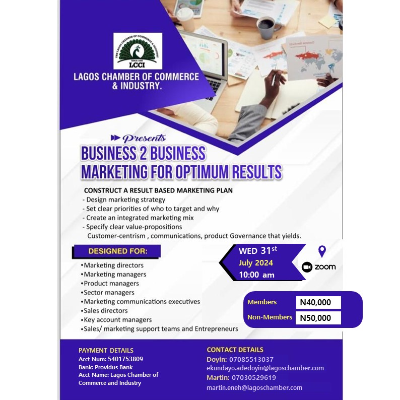 BUSINESS TO BUSINESS (B2B) MARKETING FOR OPTIMUM RESULTS