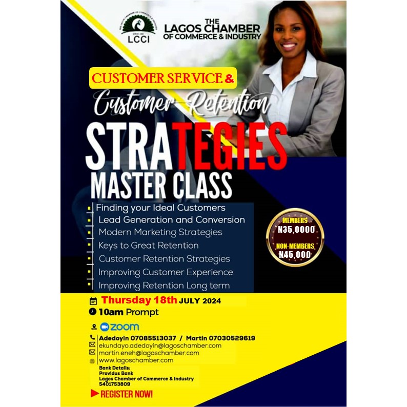 CUSTOMER SERVICE & RETENTION STRATEGIES MASTER CLASS