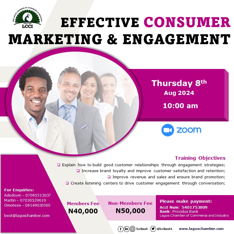 EFFECTIVE CONSUMER MARKETING & ENGAGEMENT