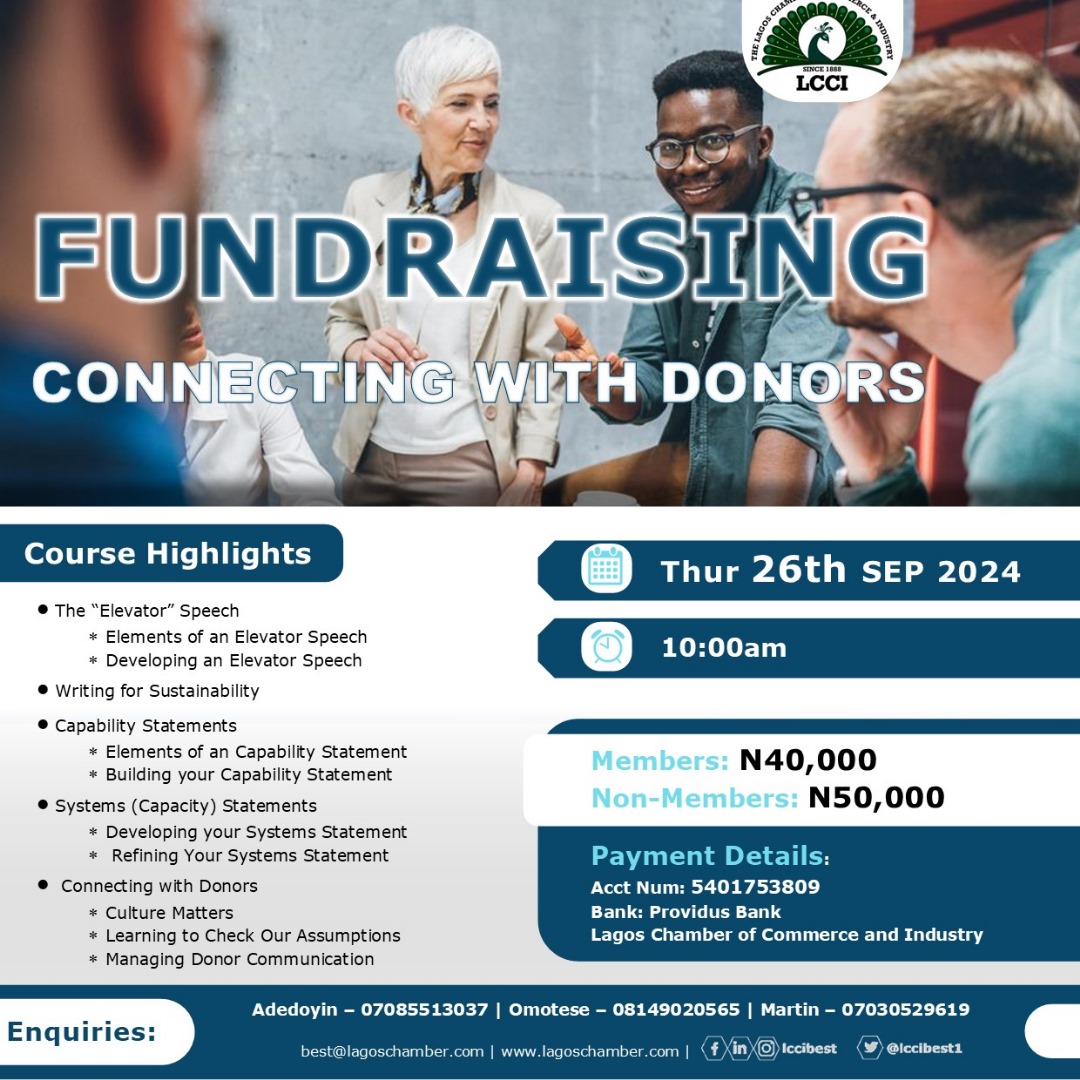 FUNDRAISING CONNECTING WITH DONORS