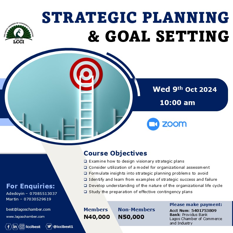 STRATEGIC PLANNING & GOAL SETTING