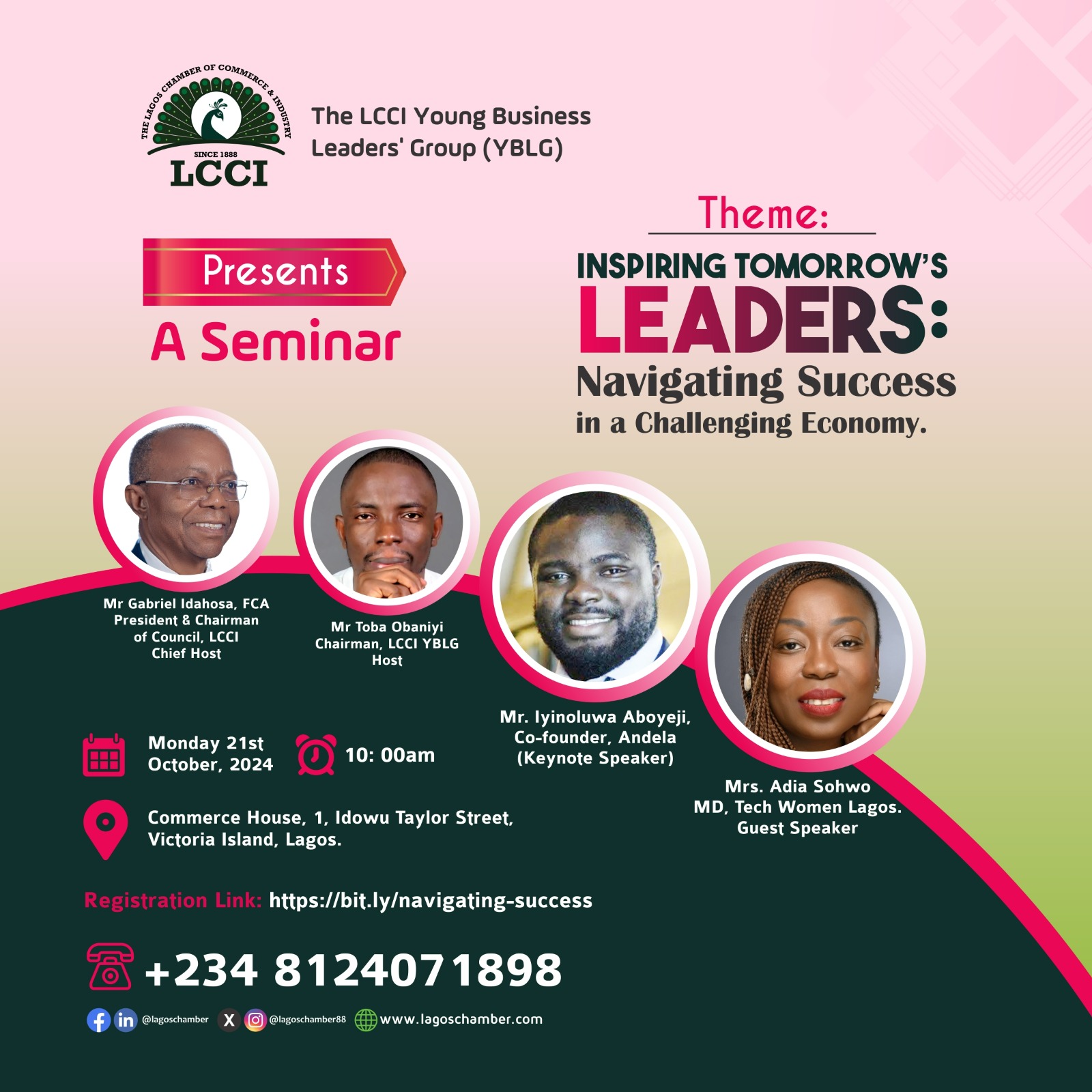 INSPIRING TOMORROW'S LEADERS: NAVIGATING SUCCESS IN A CHALLENGING ECONOMY