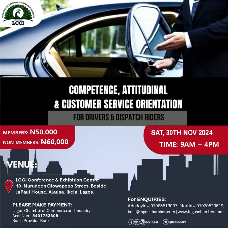 COMPETENCE, ATTITUDINAL & CUSTOMER SERVICE INTERNAL MARKETING ORIENTATION FOR DRIVERS & DISPATCH RIDERS