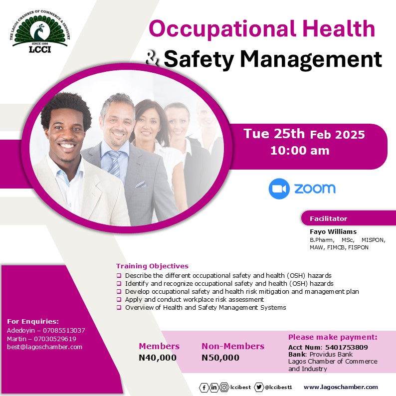 OCCUPATIONAL HEALTH & SAFETY MANAGEMENT