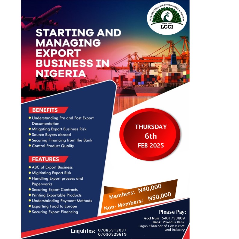 STARTING AND MANAGING EXPORT BUSINESS IN NIGERIA