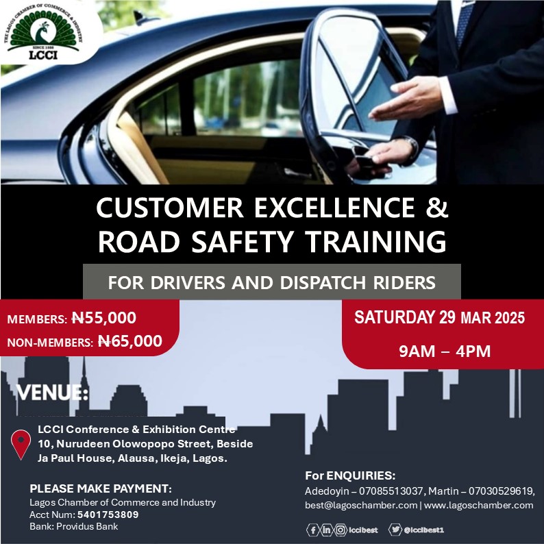 CUSTOMER EXCELLENCE AND ROAD SAFETY TRAINING FOR DRIVERS & DISPATCH RIDERS