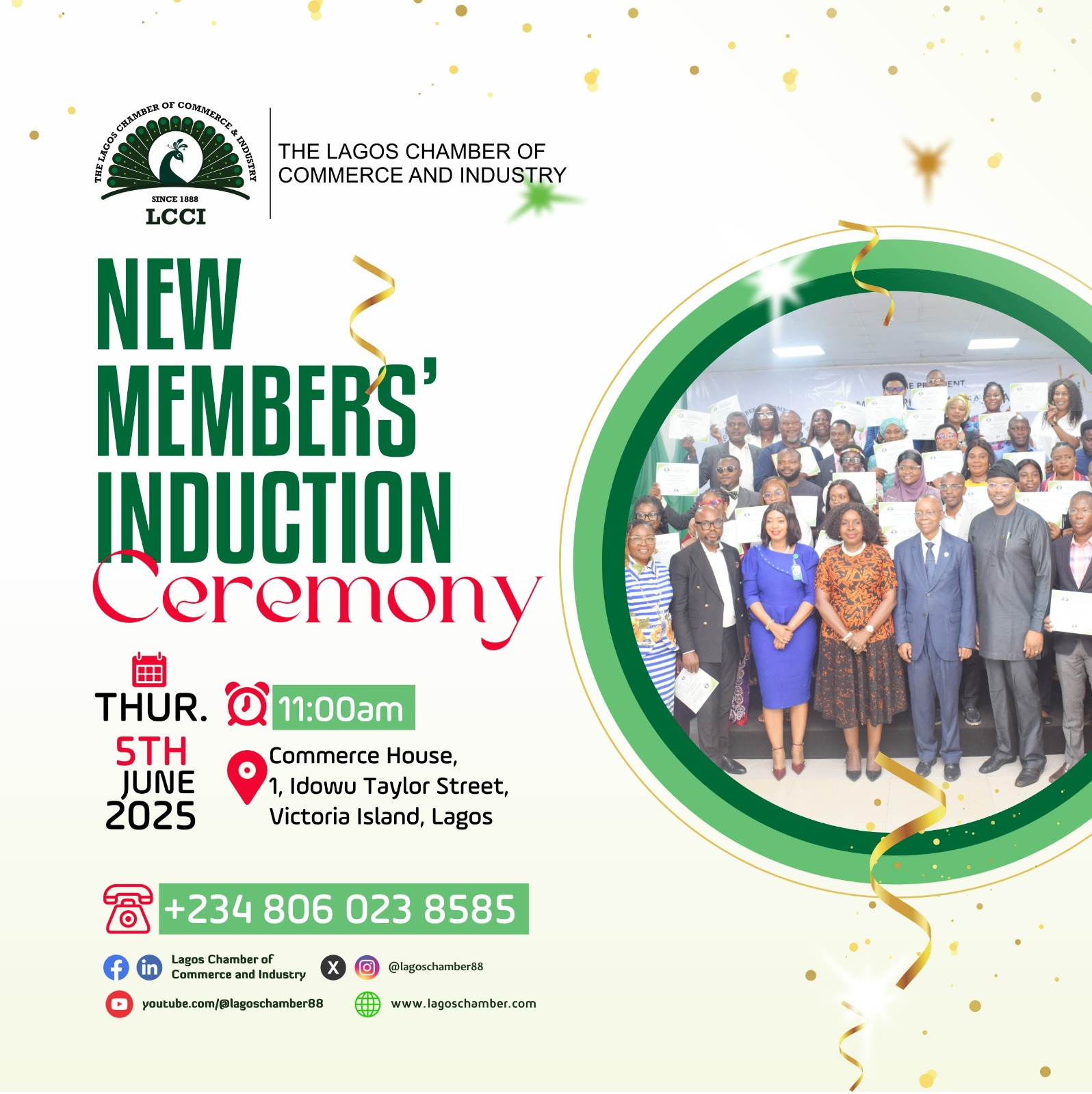 New Members' Induction