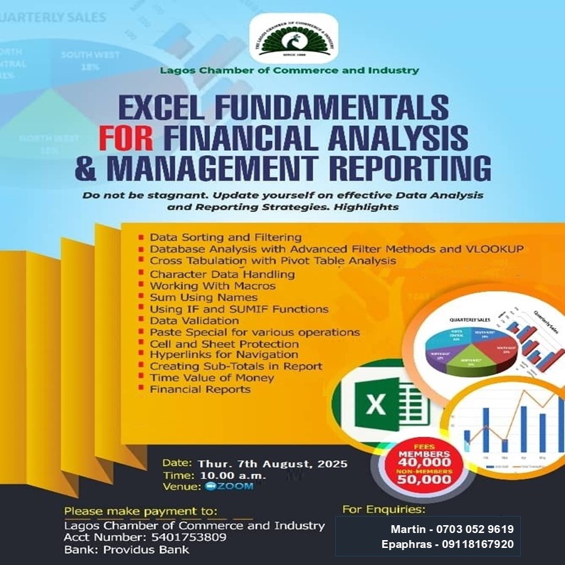 Excel Fundamentals for Financial Analysis & Management Reporting