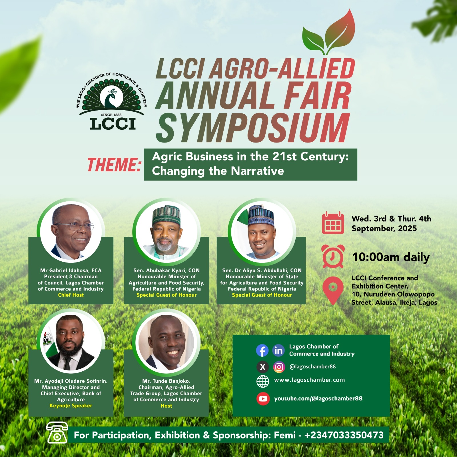 2025 LCCI AGRIC FAIR AND SYMPOSIUM