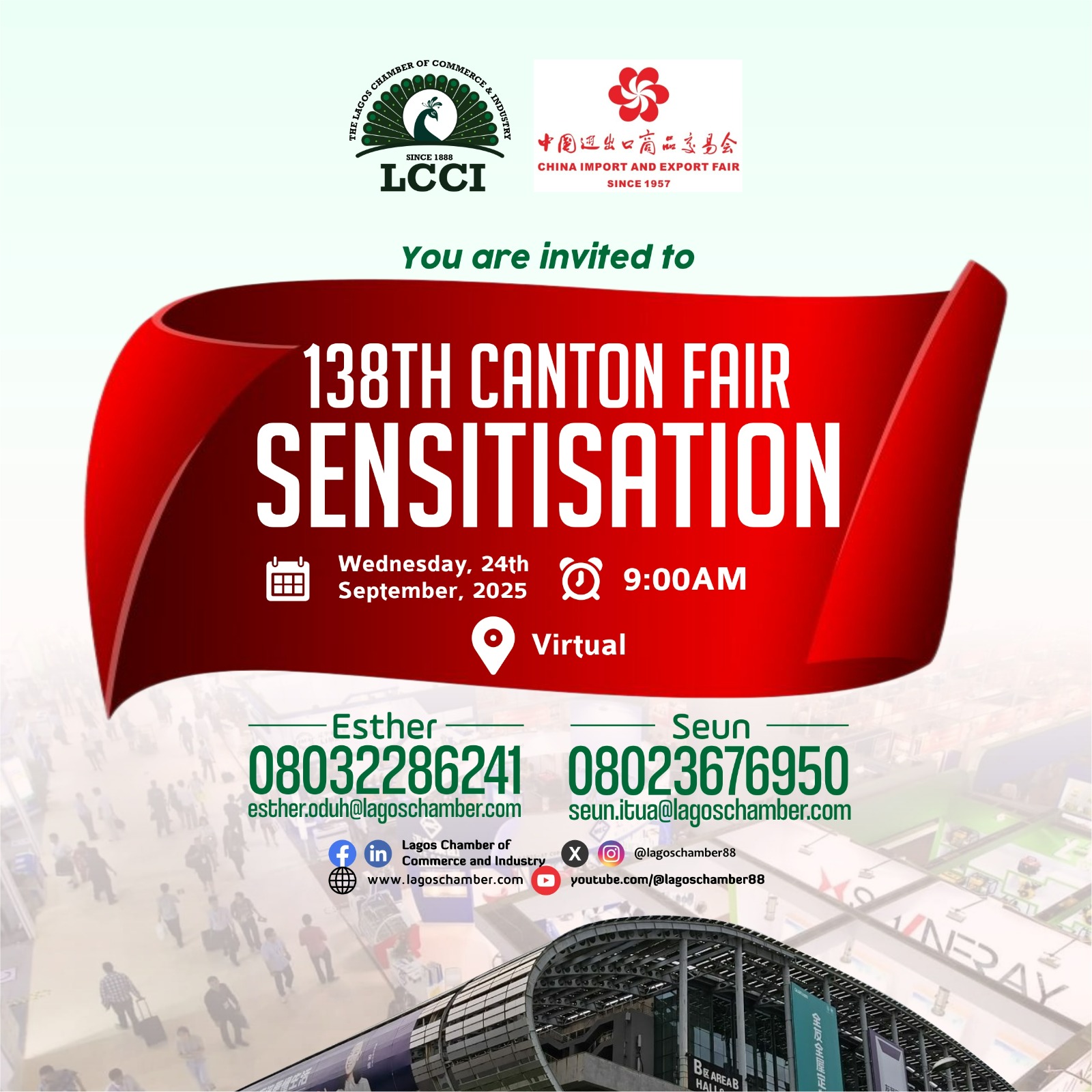 138th Canton Fair Online Sensitization