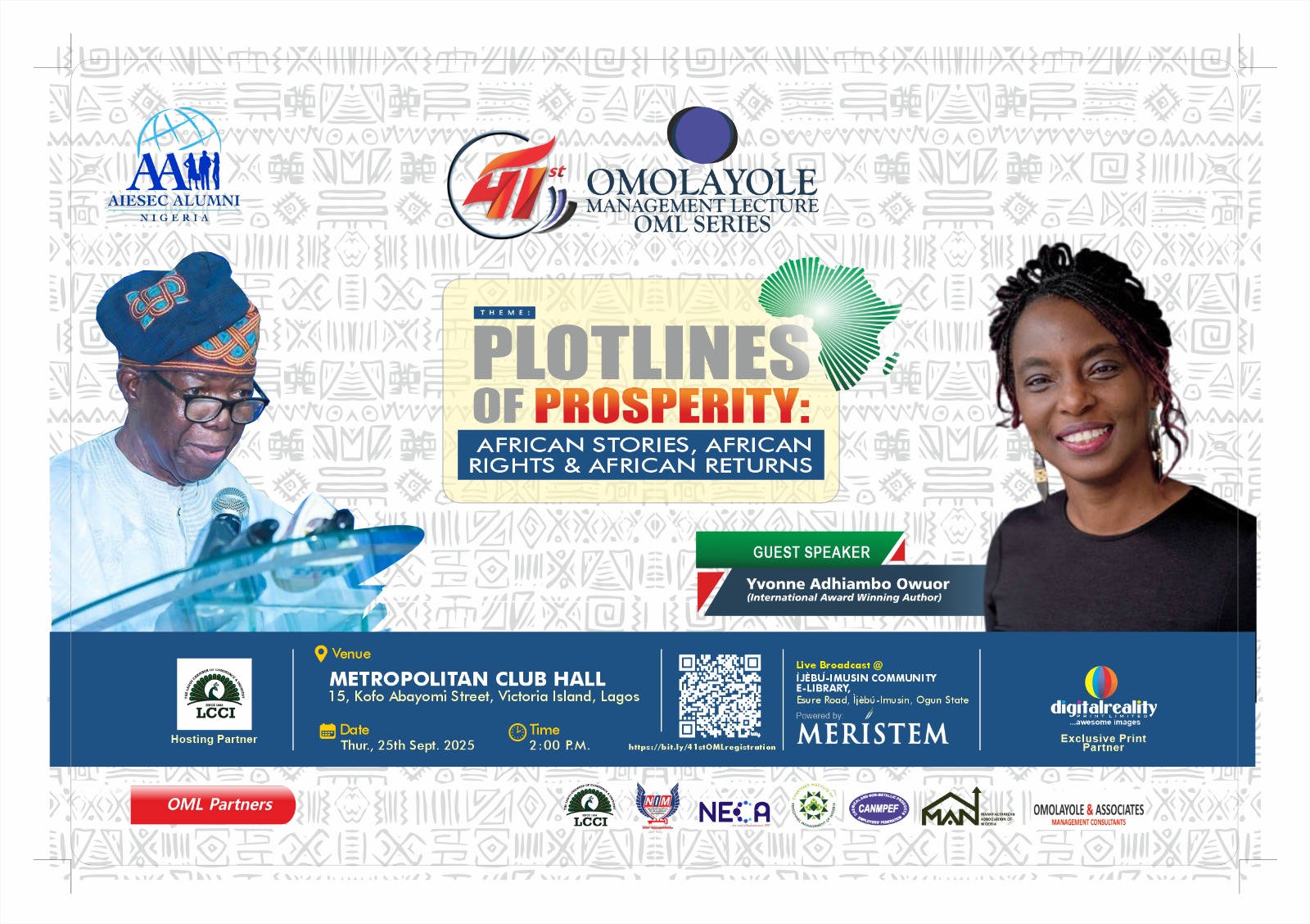 41ST OMOLAYOLE MANAGEMENT LECTURE (OML) SERIES