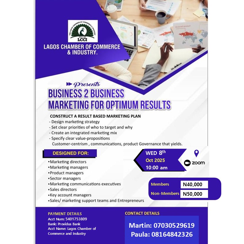 BUSINESS TO BUSINESS (B2B) MARKETING FOR OPTIMUM RESULTS