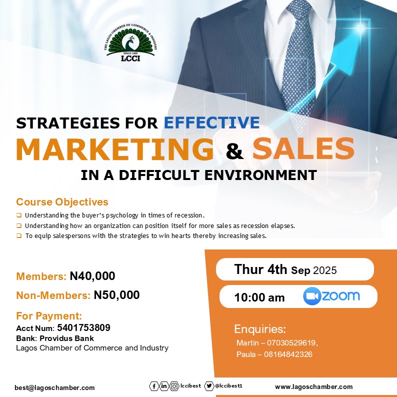 STRATEGIES FOR EFFECTIVE MARKETING & SALES IN A DIFFICULT ENVIRONMENT