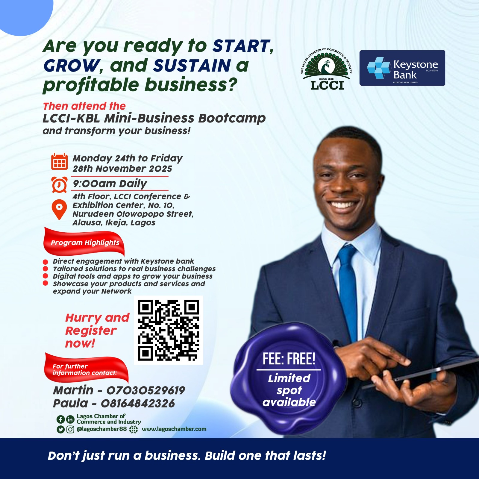 LCCI-KBL MSME MINI-BUSINESS BOOTCAMP