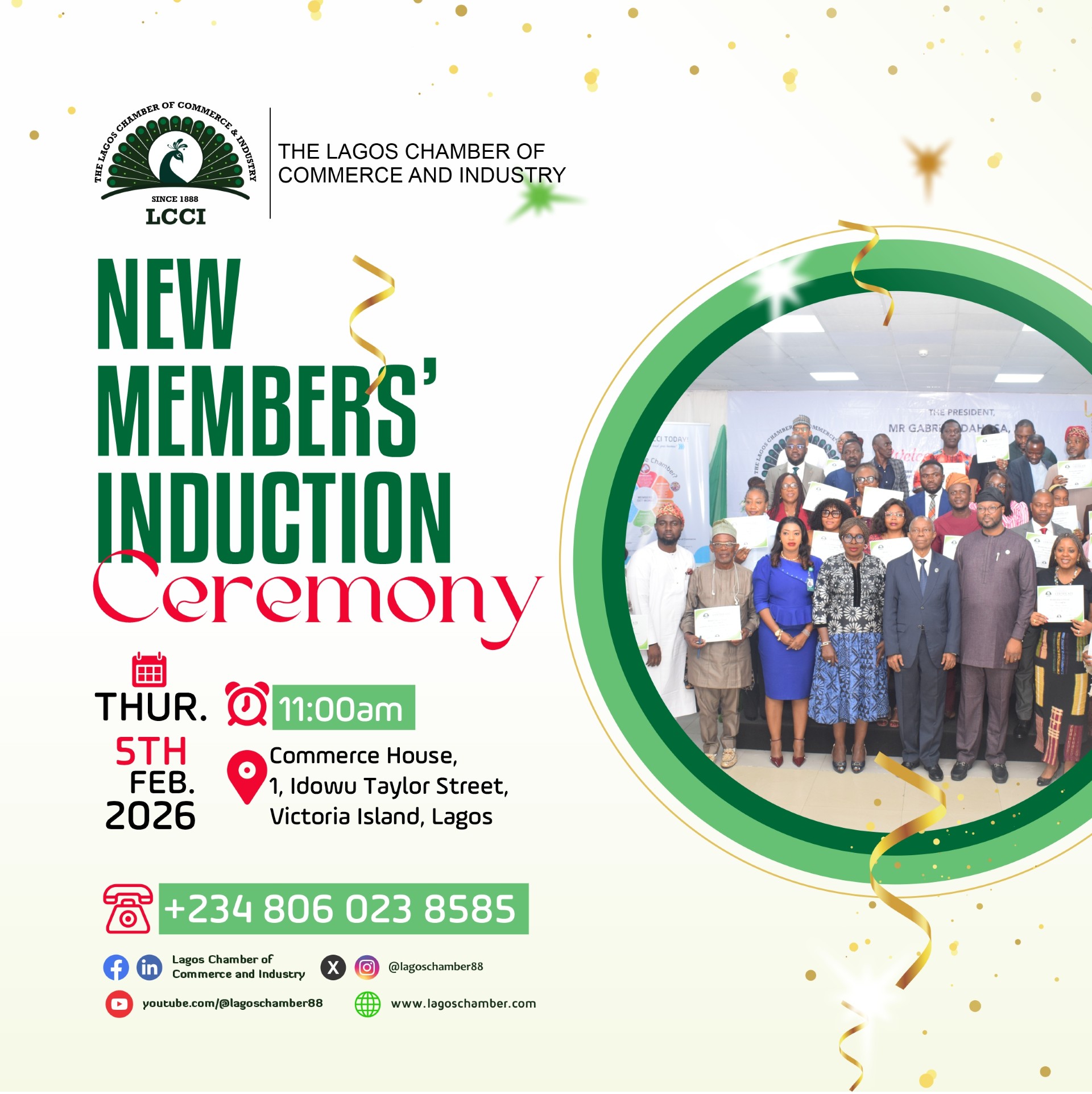 New Members' Induction Ceremony