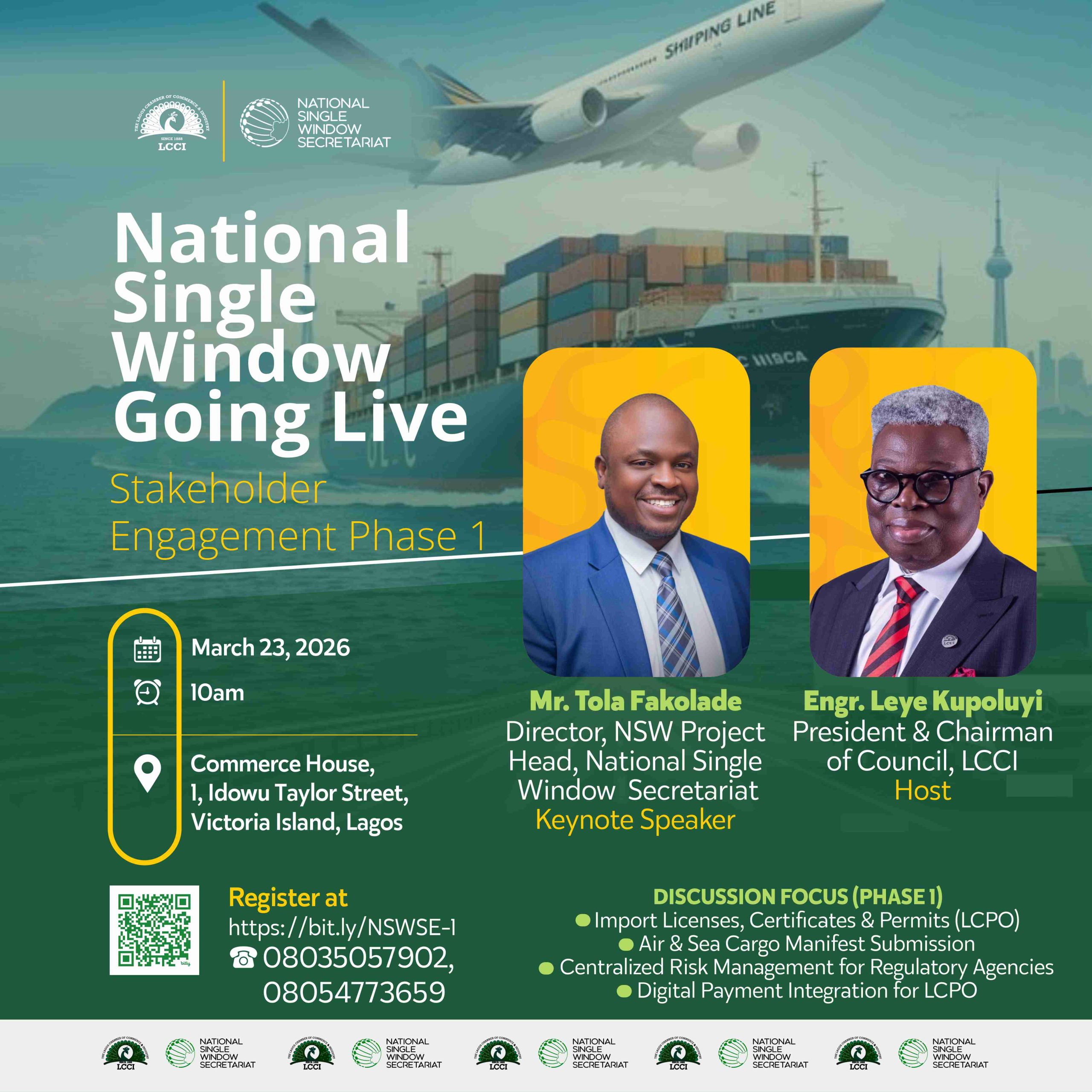 National Single Window - Stakeholder Engagement Phase 1