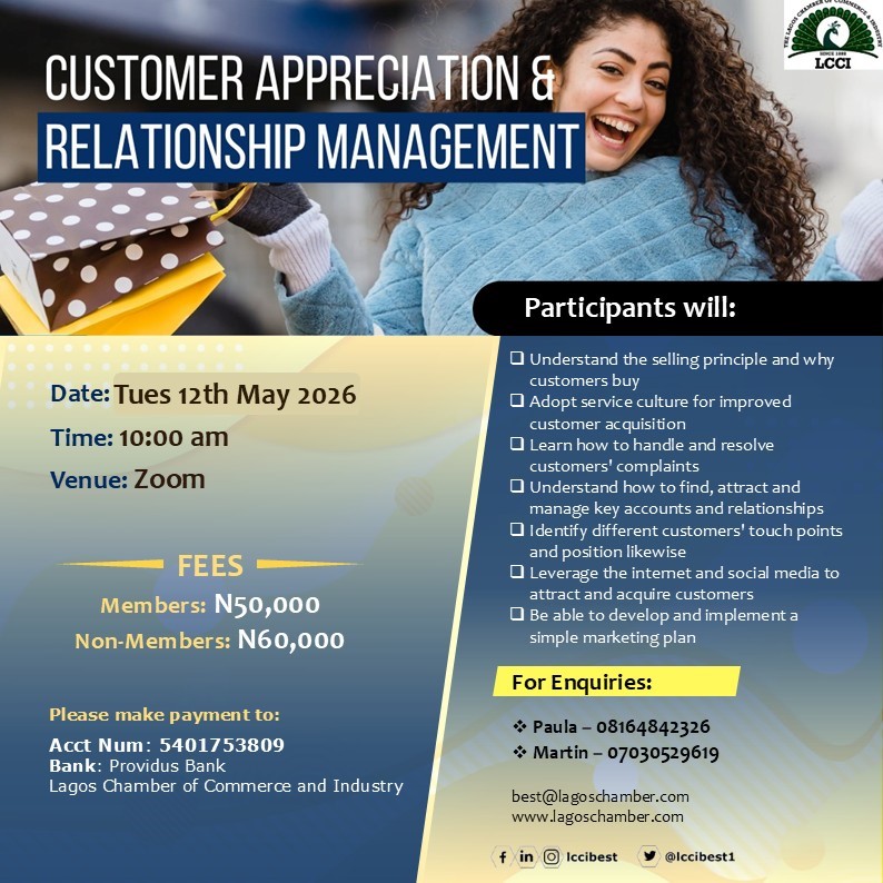 Customer Appreciation/Relationship Management
