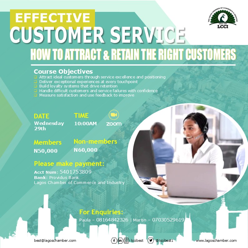 Effective Customer Service. (How To Attract & Retain the Right Customers)