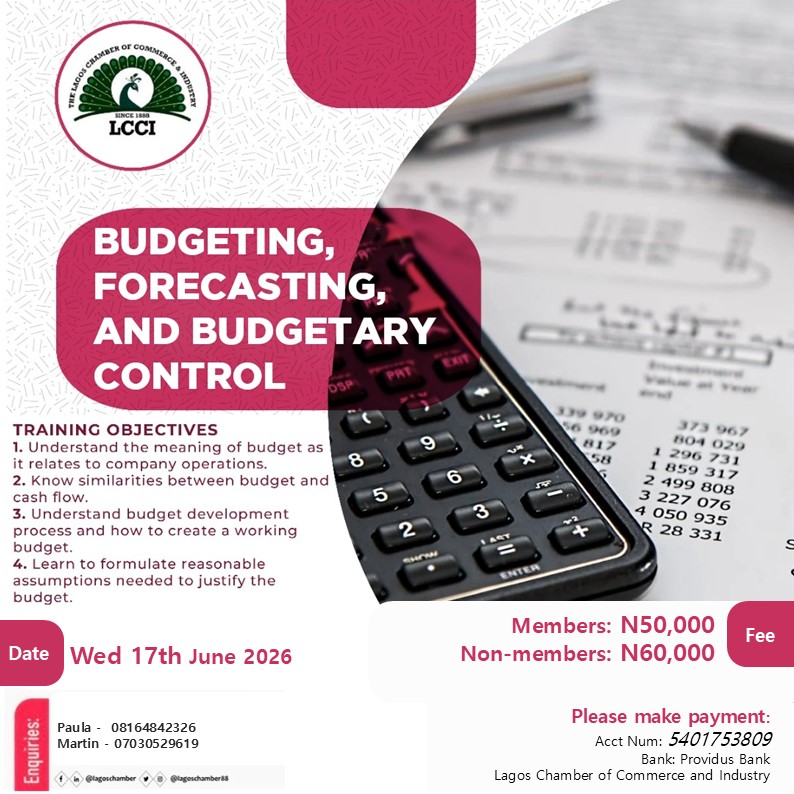 Effective Budgeting, Forecasting & Budgetary Control