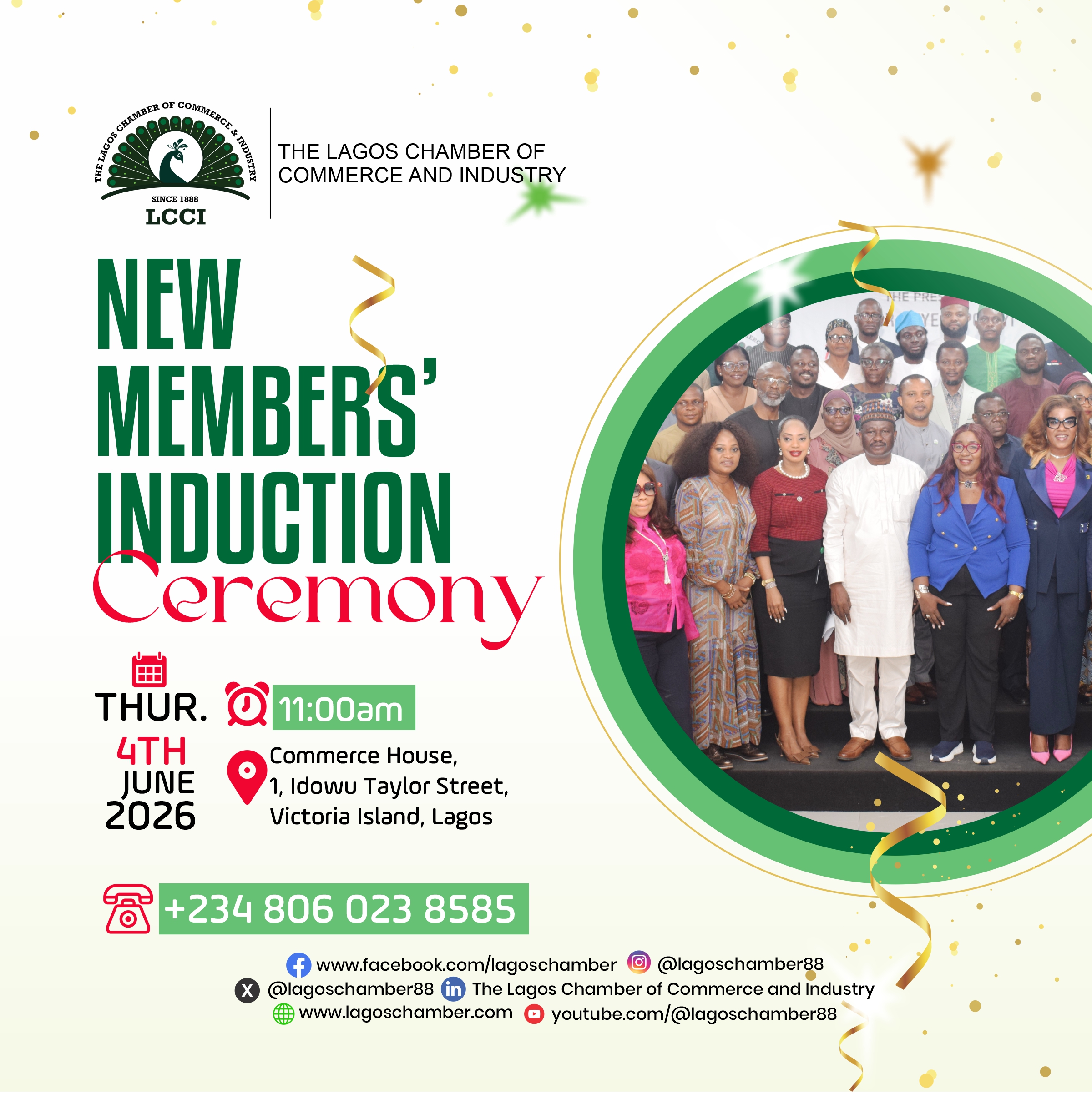 New Members' Induction