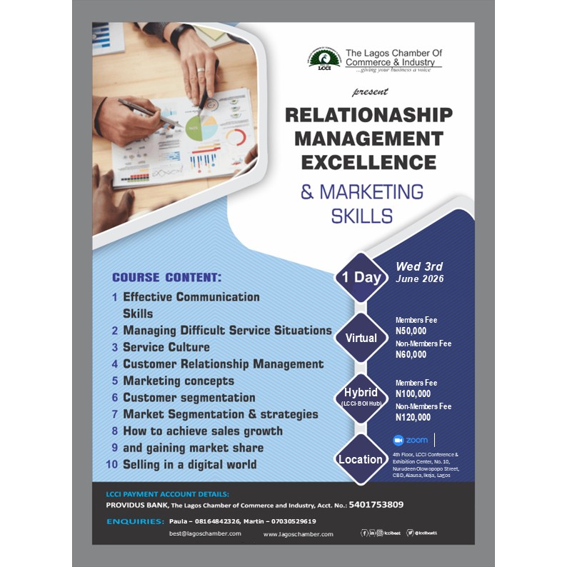 Relationship Management Excellence & Marketing Skills