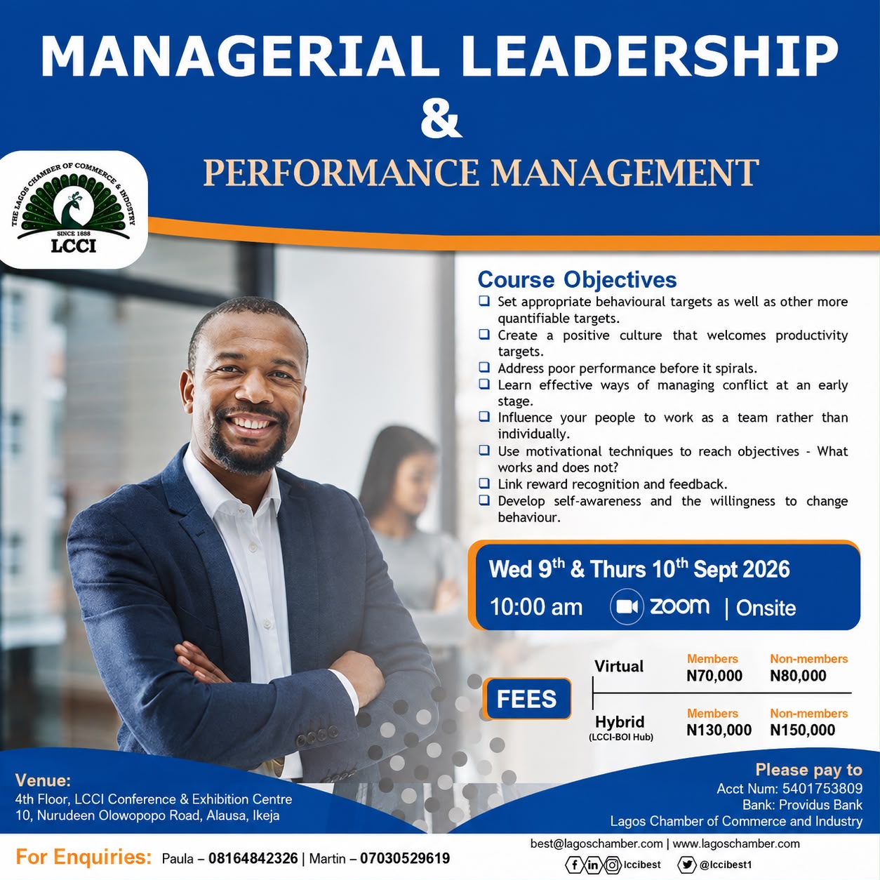 Managerial Leadership & Performance Management
